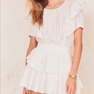 LoveShackFancy Natasha Mini Dress